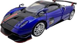 Alloy Macheta Pagani Huayra albastra BC 1: 32 replica metal lumini si sunete usi capota si portbagaj deschise (JPT)