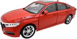  Macheta Honda Accord Sport Hybrid rosie 1: 24 replica metal lumini si sunete usi capota si portbagaj deschise