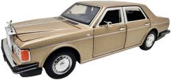  Macheta Rolls Royce Silver Spur auriu 1994 1: 32 replica metal usi capota si portbagaj deschise lumini si sunet