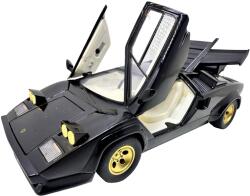 xinhaodi Macheta Lamborghini Countach negru 1: 24 replica metal lumini si sunete usi tip foarfeca (JPT)