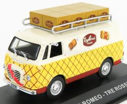 Magazine Models Macheta metalica Alfa Romeo Romeo 1 van Tre Rossi 1960 1: 43 crem galben (JPT)