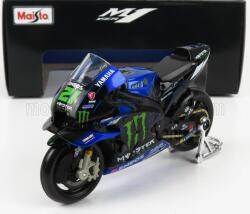 Bburago Macheta metalica MAISTO YAMAHA 1/18 YZR-M1 TEAM YAMAHA MONSTER ENERGY N 21 MOTOGP SEASON 2022 FRANCO MORBIDELLI - BLUE (JPT)