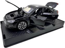  Macheta Audi e-tron GT negru 1: 32 metal die-cast lumini si sunete usi capota si portbagaj functionale