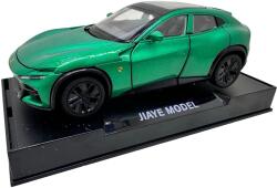 Jiaye Macheta Ferrari Purosangue verde 1: 32 metal lumini si sunete usi functionale (JPT)