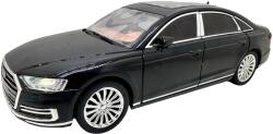 Che zhi Macheta auto Audi A8 negru metalica cu sunete lumini usi si capota functionale 1: 24 (JPT)