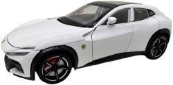  Macheta replica Ferrari Purosangue alba 1: 24 metal lumini sunete usi si capote functionale