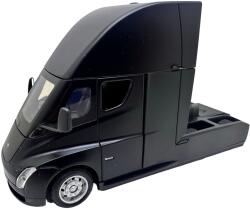 xinhaodi Macheta tir Tesla Semi cenusie 1: 32 replica metal usi deschise sunet si lumini resort (JPT)