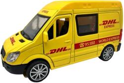  Macheta Mercedes Sprinter DHL Express 1: 30 replica metal usi deschise sunete lumini resort