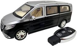  Macheta Mercedes Maybach V-Class negru gri 1: 24 replica metal lumini si sunete usi laterale actionate din telecomanda