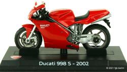 Magazine Models Macheta motocicleta Ducati 998 S 2002 replica metal die-cast 1: 24 (JPT)