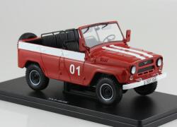  Macheta UAZ 469 pompieri 1: 24 replica metal decapotabila