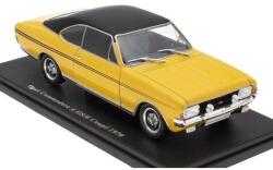  Macheta Opel Commodore A GS/E Coupe galben 1970 1: 24 replica metal