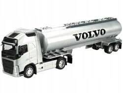 Welly Macheta Tir Volvo FH 4x2 cu cisterna 1: 32 replica metal argintiu (JPT)