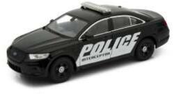 Welly Macheta 2013 Ford Police Interceptor 1: 24 replica metal Negru Alb (JPT)