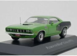  Macheta 1971 Plymouth Hemi Cuda 1: 43 replica metal Verde Negru