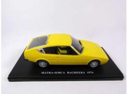 Magazine Models Macheta 1974 Matra Simca Bagheera 1: 24 replica metal Galben (JPT)