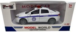 Alloy Macheta Auto Politie 1: 32 replica metal lumini si sunete usi deschise (JPT)