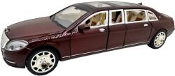 Alloy Macheta Mercedes-Maybach Pullman Limuzina 1: 24 replica metal lumini si sunete usi capota si portbagaj functionale (JPT)