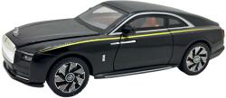 Che zhi Macheta Rolls-Royce Spectre negru 1: 24 replica metal lumini si sunete usi capota si portbagaj functionale (JPT)