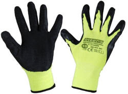 Inter-S Manusi verzi din bumbac acoperite cu latex marimea 10 Inter-S (5907437001905)