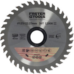 Faster Tools Disc 125mmx22.2 gaura pentru taiere lemn diametru 36 dinti Faster Tools (5907078972817)