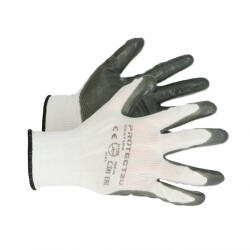 Protect2U Manusi subtiri din nitril GREY LINE marimea 10 Protect2U (5907078982946)