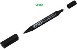 Faster Tools Marker permanent subtire verde cu 2 varfuri Faster Tools (5905912672442)