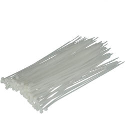 Faster Tools Coliere din plastic albe 2.5x90mm 100buc set Faster Tools (5907078926100)