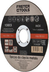 Faster Tools Disc pentru taiere inox si metal 115x1mm Faster Tools (5907078913834) Disc de taiere