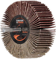Faster Tools Perie segmentata smirghel 40x20mm granulatie 100 Faster Tools (5907078943787)
