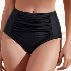 Linovit Slip de baie menstrual cu talie înaltă Selena | Reutilizabil | Linovit - S, Negru (Y17S) Costum de baie dama