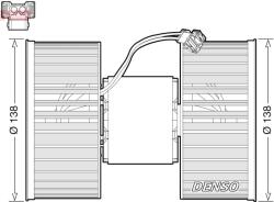 DENSO Ventilator, habitaclu DENSO DEA05006 (DEA05006)