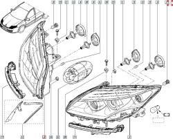 Original Renault Far dreapta ORIGINAL RENAULT 260107534R (260107534R)