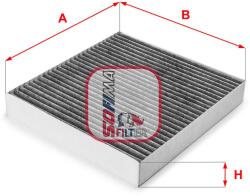 SOFIMA Filtru, aer habitaclu / polen SOFIMA S 4167 CA (S 4167 CA)