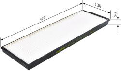 Bosch Filtru habitaclu BOSCH 1 987 431 172 (1 987 431 172)