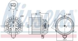 NISSENS Ventilator, habitaclu NISSENS 87568 (87568)