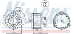 NISSENS Ventilator, habitaclu NISSENS 87531 (87531)