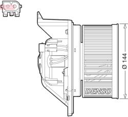DENSO Ventilator, habitaclu DENSO DEA05005 (DEA05005)
