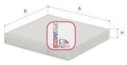 SOFIMA Filtru, aer habitaclu / polen SOFIMA S 3160 C (S 3160 C)