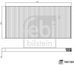 Febi Bilstein Filtru aer habitaclu / polen FEBI BILSTEIN 184189 (184189)
