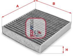 SOFIMA Filtru, aer habitaclu / polen SOFIMA S 4158 CA (S 4158 CA)