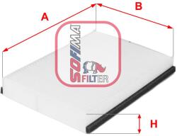 SOFIMA Filtru aer habitaclu / polen SOFIMA S 3211 C (S 3211 C)