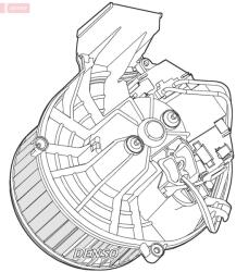 DENSO Ventilator, habitaclu DENSO DEA07003 (DEA07003)