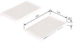 Bosch Filtru habitaclu BOSCH 1 987 435 015 (1 987 435 015)