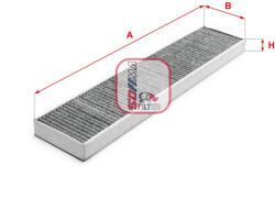 SOFIMA Filtru aer habitaclu / polen SOFIMA S 4317 CA (S 4317 CA)