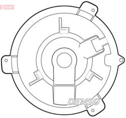 DENSO Ventilator, habitaclu DENSO DEA09041 (DEA09041)