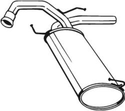 BOSAL Toba esapament finala BOSAL 148-171 (148-171) - fixbox
