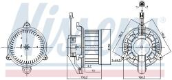 NISSENS Ventilator, habitaclu NISSENS 87579 (87579)