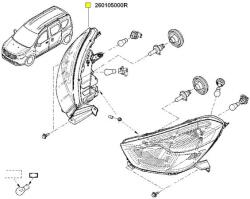 Original Renault Far ORIGINAL RENAULT 26 01 095 45R (26 01 095 45R)