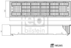 Febi Bilstein Filtru aer habitaclu / polen FEBI BILSTEIN 185265 (185265)